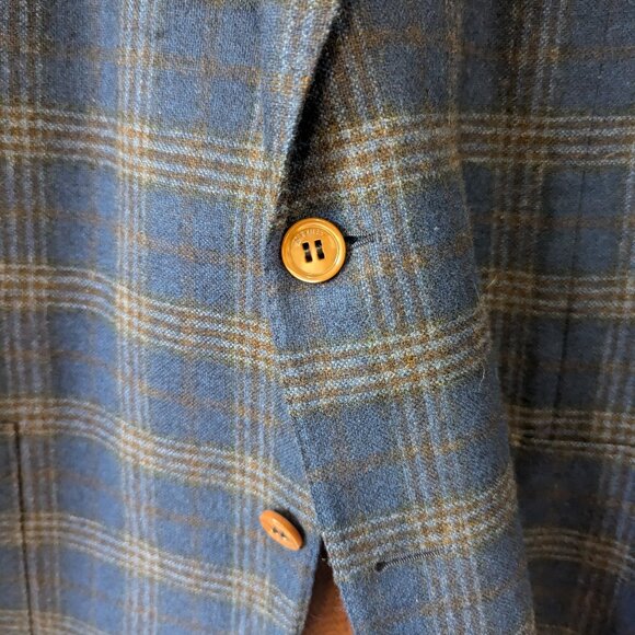 PAL ZILERI - 100% Cashmere check jacket - Sz 60 - Picture 6 of 7